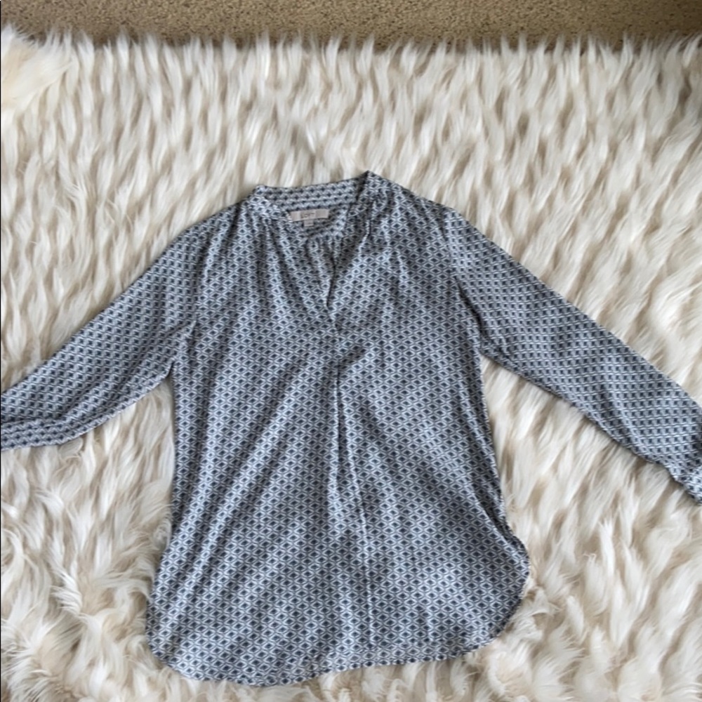 Loft tunic style blouse size small